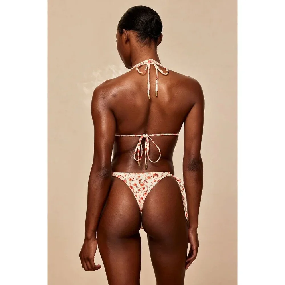 MONDAY Swimwear Hanalei Bikini Bottom in Sunrise Floral
